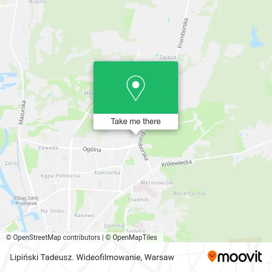 Lipiński Tadeusz. Wideofilmowanie map