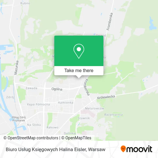 Biuro Usług Księgowych Halina Eisler map