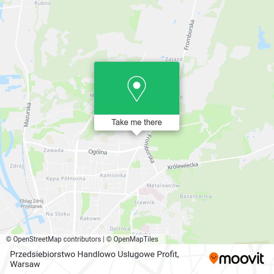 Przedsiebiorstwo Handlowo Uslugowe Profit map