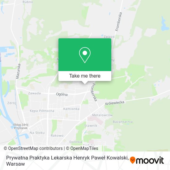 Prywatna Praktyka Lekarska Henryk Paweł Kowalski map