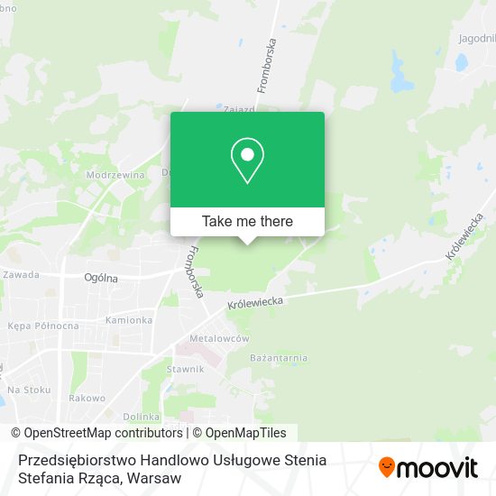 Przedsiębiorstwo Handlowo Usługowe Stenia Stefania Rząca map