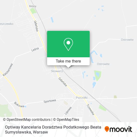 Optiway Kancelaria Doradztwa Podatkowego Beata Sumysławska map