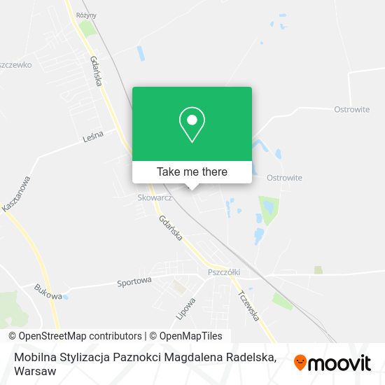 Mobilna Stylizacja Paznokci Magdalena Radelska map