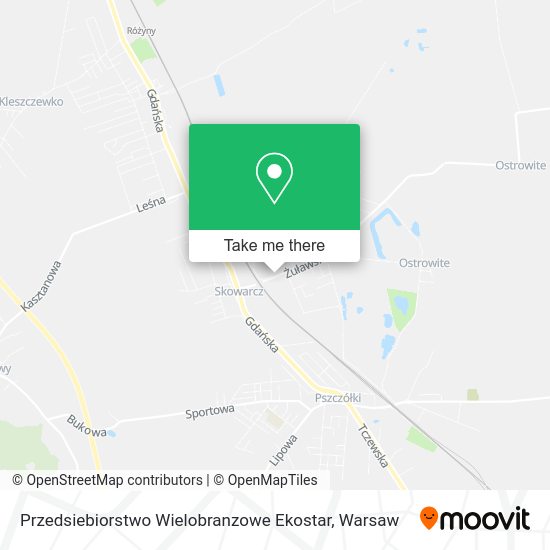 Przedsiebiorstwo Wielobranzowe Ekostar map