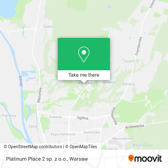 Карта Platinum Place 2 sp. z o.o.