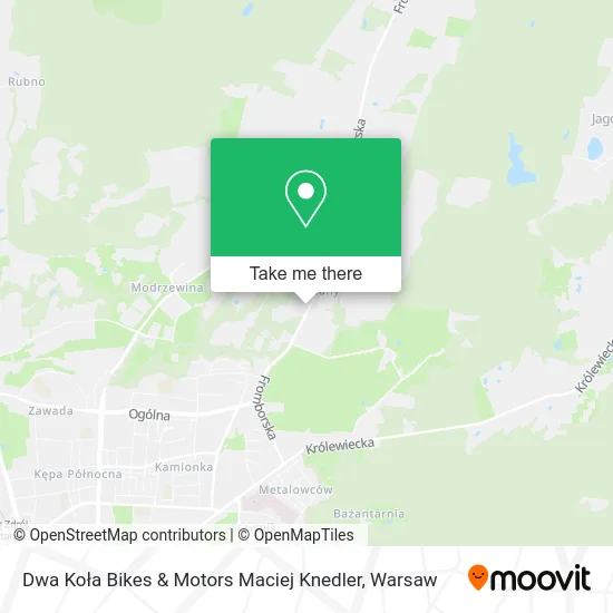Dwa Koła Bikes & Motors Maciej Knedler map