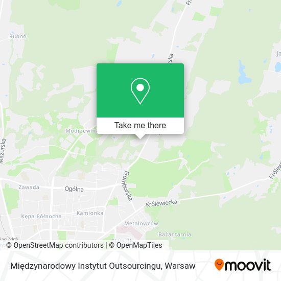 Międzynarodowy Instytut Outsourcingu map