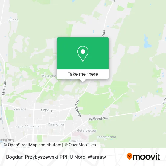 Bogdan Przybyszewski PPHU Nord map