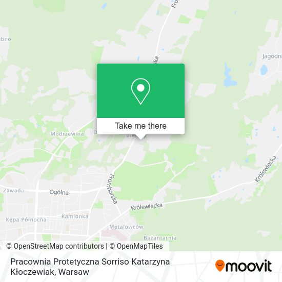 Pracownia Protetyczna Sorriso Katarzyna Kłoczewiak map