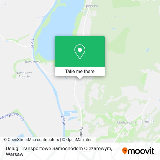 Uslugi Transportowe Samochodem Ciezarowym map