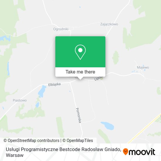 Usługi Programistyczne Bestcode Radosław Gniado map
