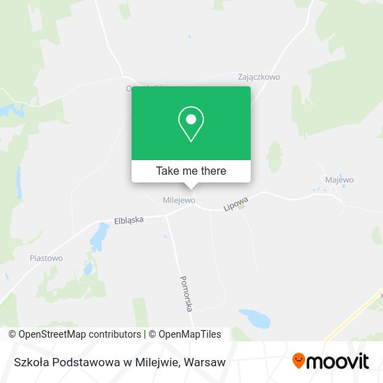 Szkoła Podstawowa w Milejwie map