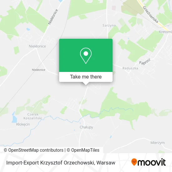 Карта Import-Export Krzysztof Orzechowski