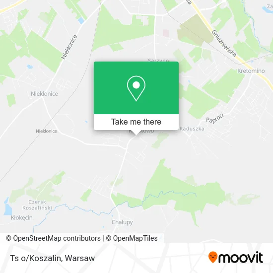 Карта Ts o/Koszalin