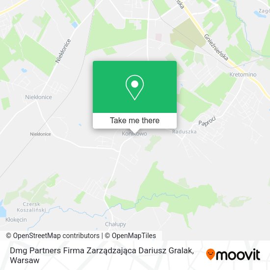 Dmg Partners Firma Zarządzająca Dariusz Gralak map