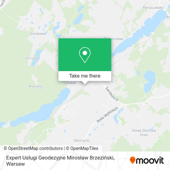 Expert Usługi Geodezyjne Mirosław Brzeziński map