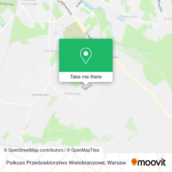 Карта Polkuss Przedsiebiorstwo Wielobranzowe