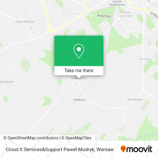 Карта Cloud It Services&Support Paweł Mudryk