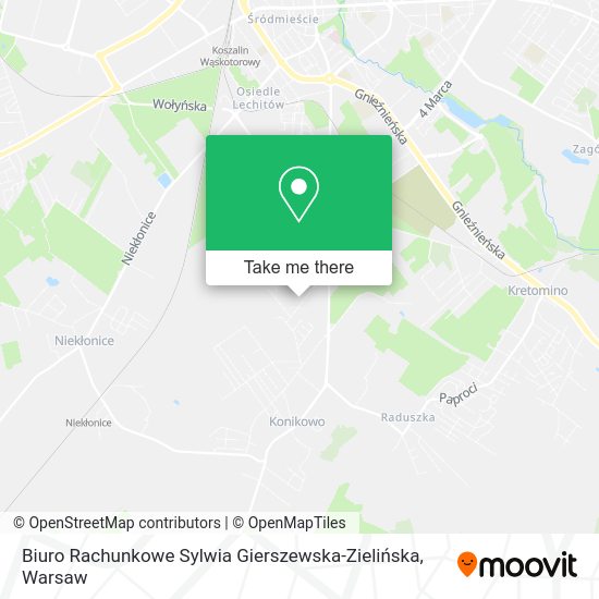 Biuro Rachunkowe Sylwia Gierszewska-Zielińska map