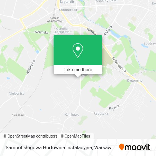 Карта Samoobsługowa Hurtownia Instalacyjna