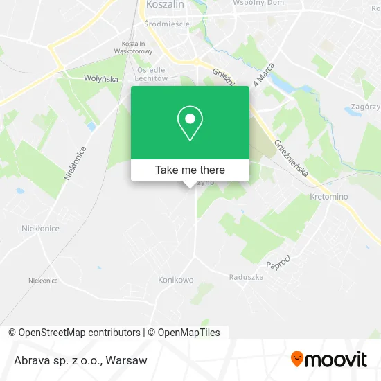 Карта Abrava sp. z o.o.