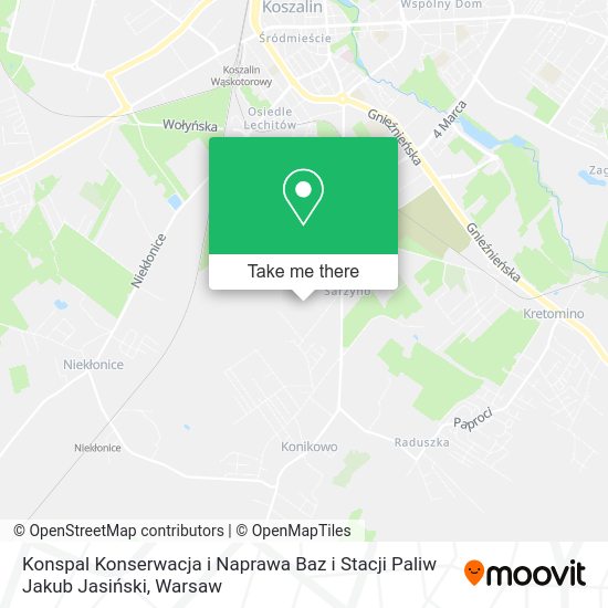 Konspal Konserwacja i Naprawa Baz i Stacji Paliw Jakub Jasiński map