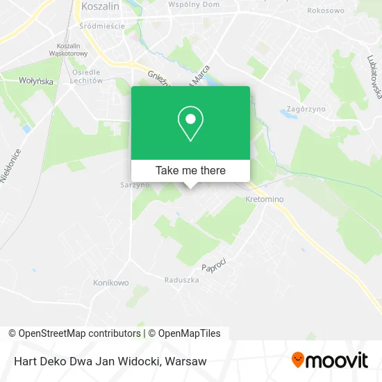 Карта Hart Deko Dwa Jan Widocki