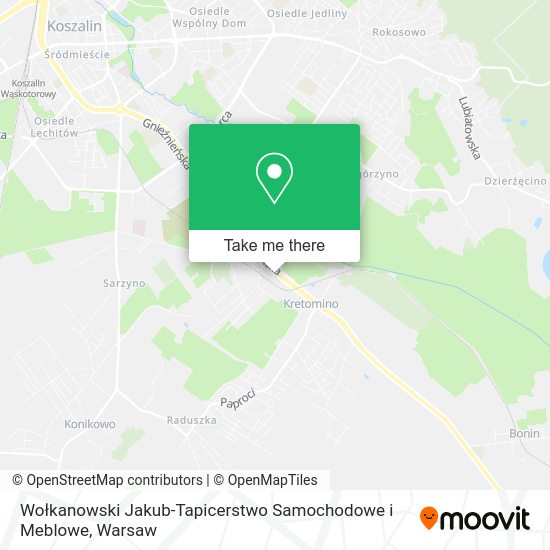 Wołkanowski Jakub-Tapicerstwo Samochodowe i Meblowe map