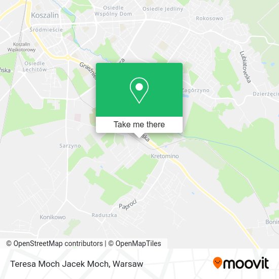 Teresa Moch Jacek Moch map