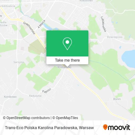 Карта Trans-Eco Polska Karolina Paradowska