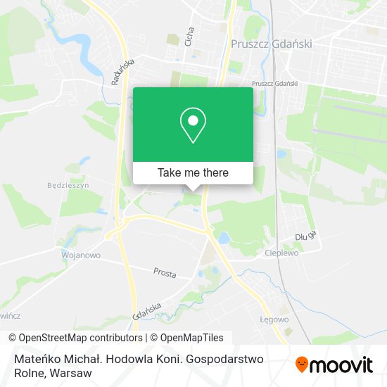 Mateńko Michał. Hodowla Koni. Gospodarstwo Rolne map