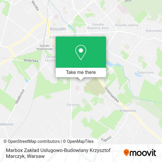 Marbox Zakład Usługowo-Budowlany Krzysztof Marczyk map