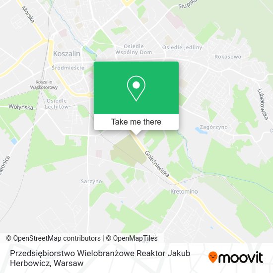 Przedsiębiorstwo Wielobranżowe Reaktor Jakub Herbowicz map