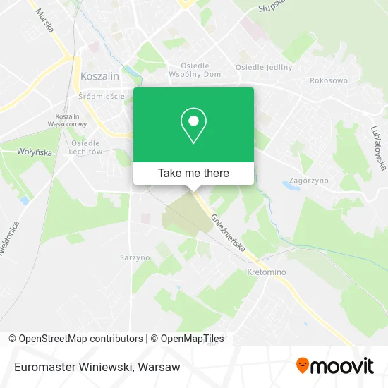 Карта Euromaster Winiewski