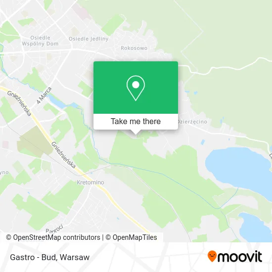 Карта Gastro - Bud