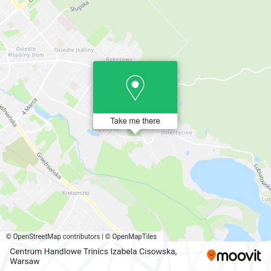 Centrum Handlowe Trinics Izabela Cisowska map