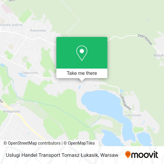 Usługi Handel Transport Tomasz Łukasik map