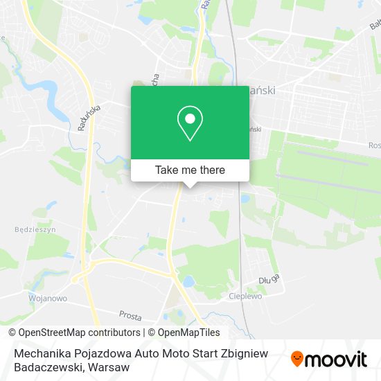 Карта Mechanika Pojazdowa Auto Moto Start Zbigniew Badaczewski