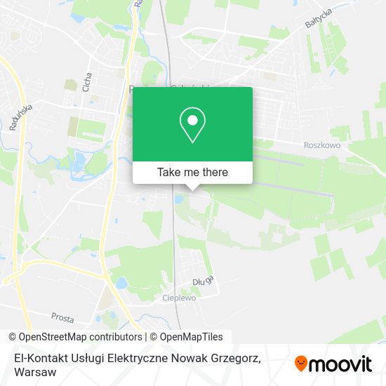 El-Kontakt Usługi Elektryczne Nowak Grzegorz map