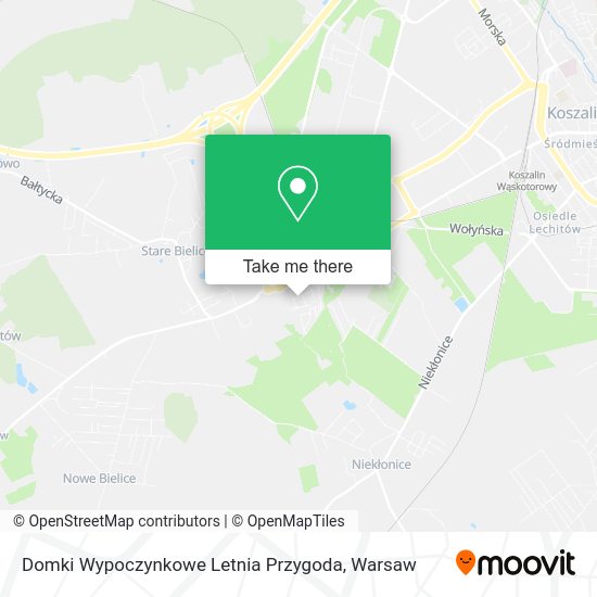 Domki Wypoczynkowe Letnia Przygoda map