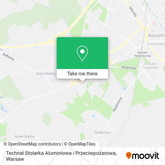 Technal Stolarka Aluminiowa i Przeciwpożarowa map