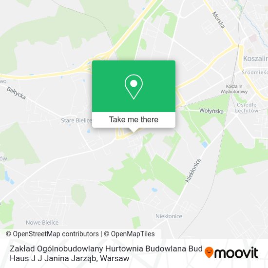 Zakład Ogólnobudowlany Hurtownia Budowlana Bud Haus J J Janina Jarząb map