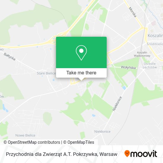 Przychodnia dla Zwierząt A.T. Pokrzywka map