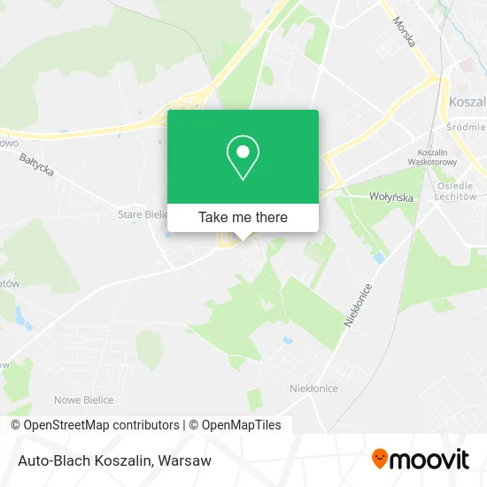 Карта Auto-Blach Koszalin