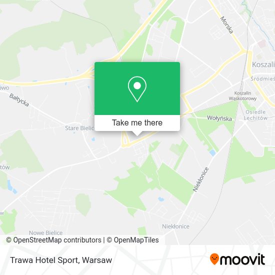 Trawa Hotel Sport map