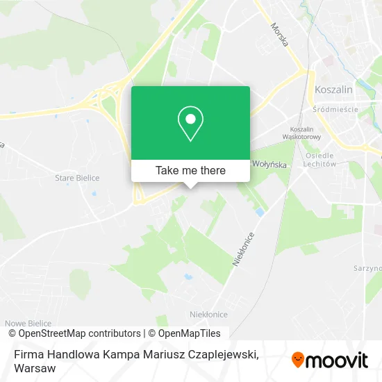 Карта Firma Handlowa Kampa Mariusz Czaplejewski