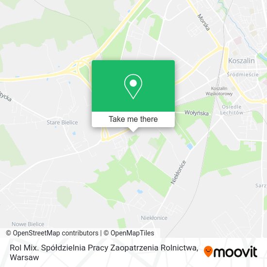 Rol Mix. Spółdzielnia Pracy Zaopatrzenia Rolnictwa map