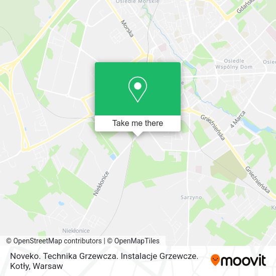 Noveko. Technika Grzewcza. Instalacje Grzewcze. Kotły map