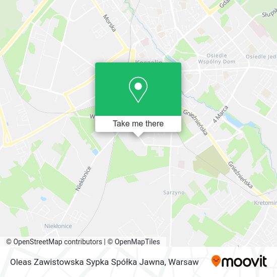 Oleas Zawistowska Sypka Spółka Jawna map