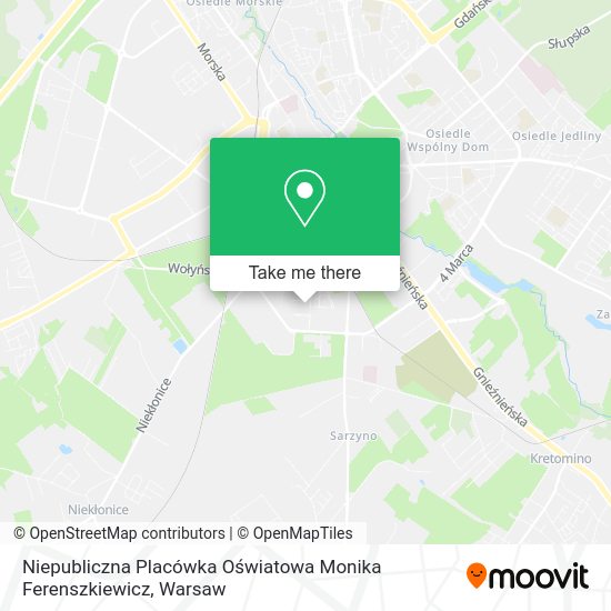 Niepubliczna Placówka Oświatowa Monika Ferenszkiewicz map